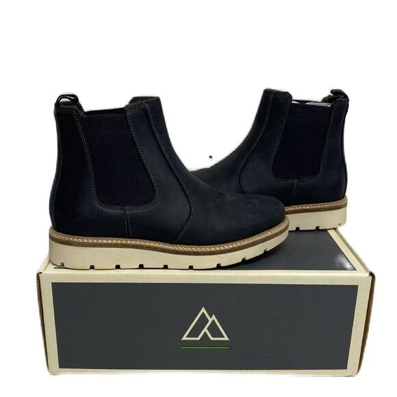 Alpine Design Women's Comfort Blaze Chelsea Boots Black Suede AD23WCW005 - 9 - Picture 1 of 8